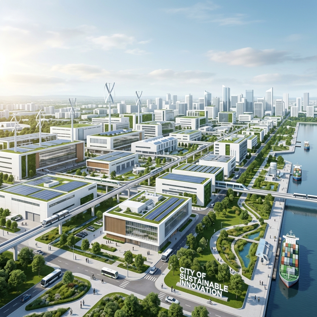 Future Industrial City Concept
